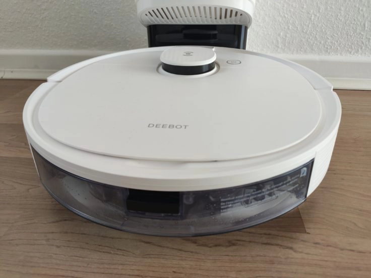 Ecovacs Deebot Ozmo Pro Plus Saugroboter Wassertank Rueckseite