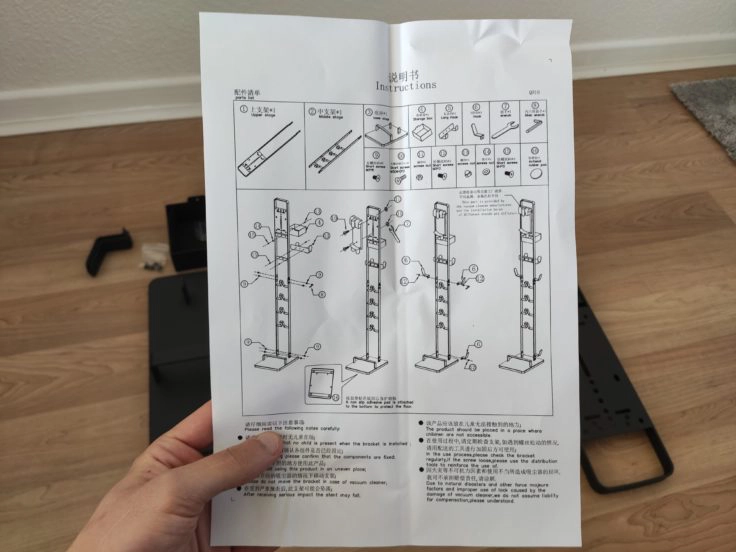 Geekbes Standhalterung für Akkusauger Aufbauanleitung