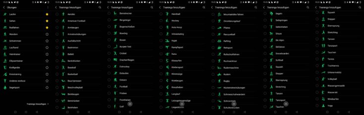 Samsung Galaxy Watch 3 Sportmodi Samsung Health