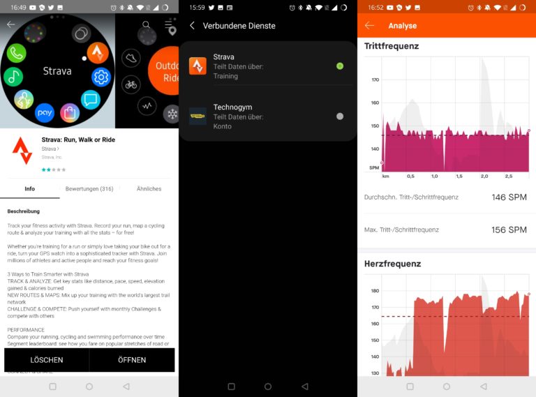 galaxy watch active strava app