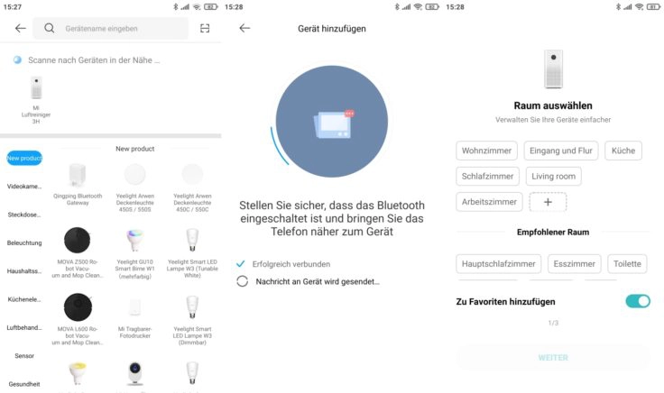 Xiaomi Mi Air Purifier 3C Luftreiniger App Einbindung WLAN