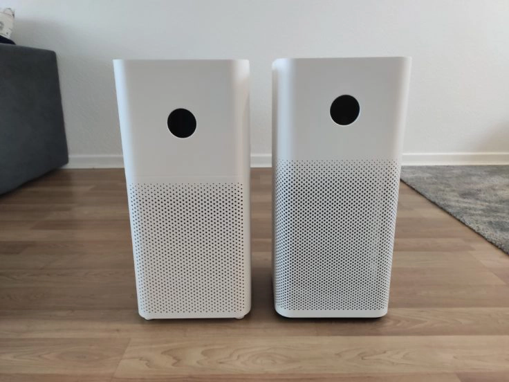 Xiaomi Mi Air Purifier 3H 3C Luftreiniger Vergleich Design Optik