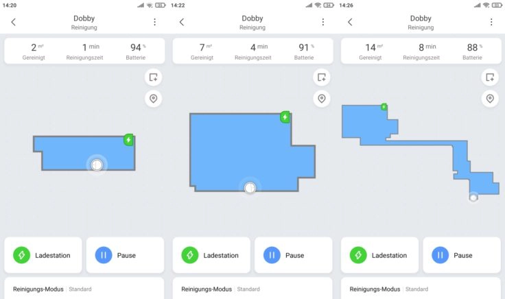 Xiaomi Mi Robot Vacuum Mop2 Pro Saugroboter App Mapping Beginn