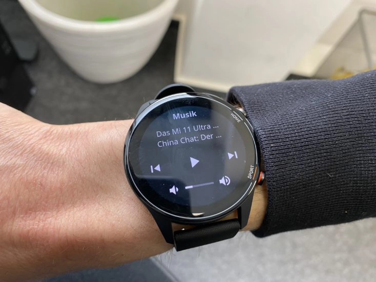 Xiaomi Mi Watch Musiksteuerung