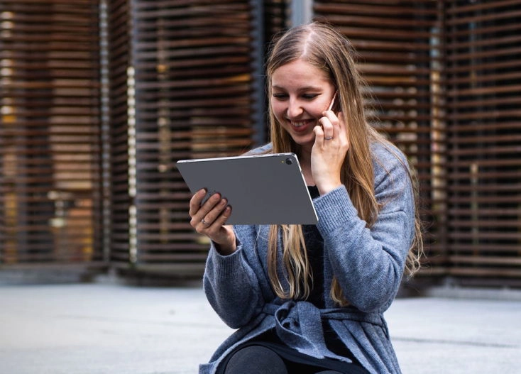 CHUWI HiPad Plus Tablet in Hand