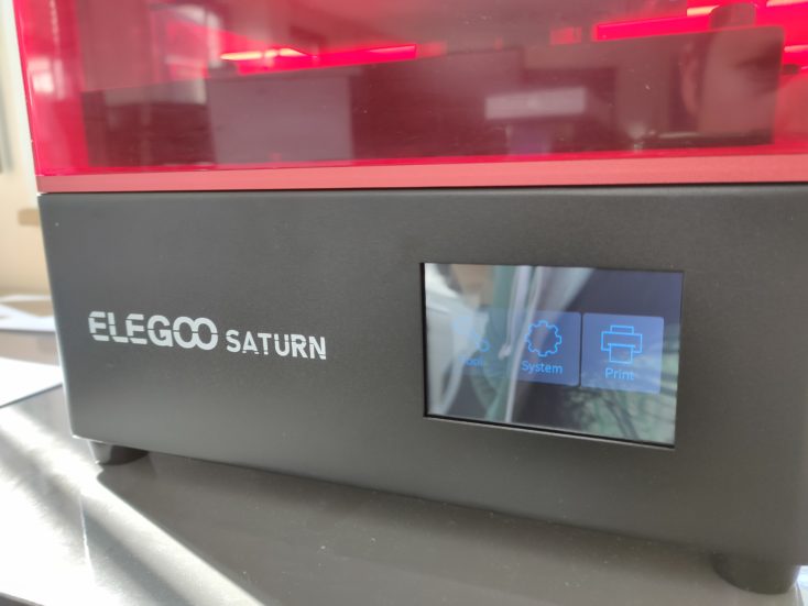 Elegoo Saturn 3D Drucker Display