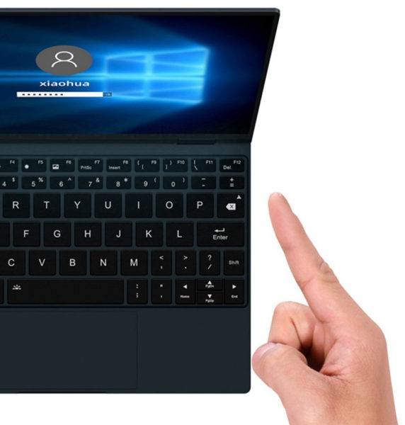 One-Netbook 4 Notebook Fingerabdruck