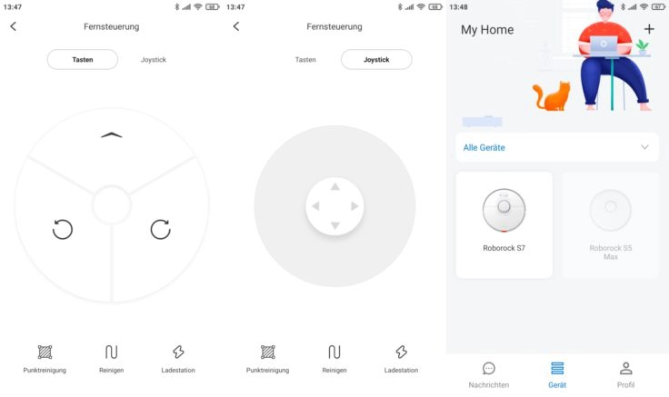 Roborock S7 Saugroboter App Fernbedienung