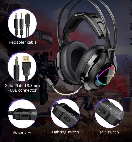 Tronsmart Alpha Gaming-Headset Steuerung