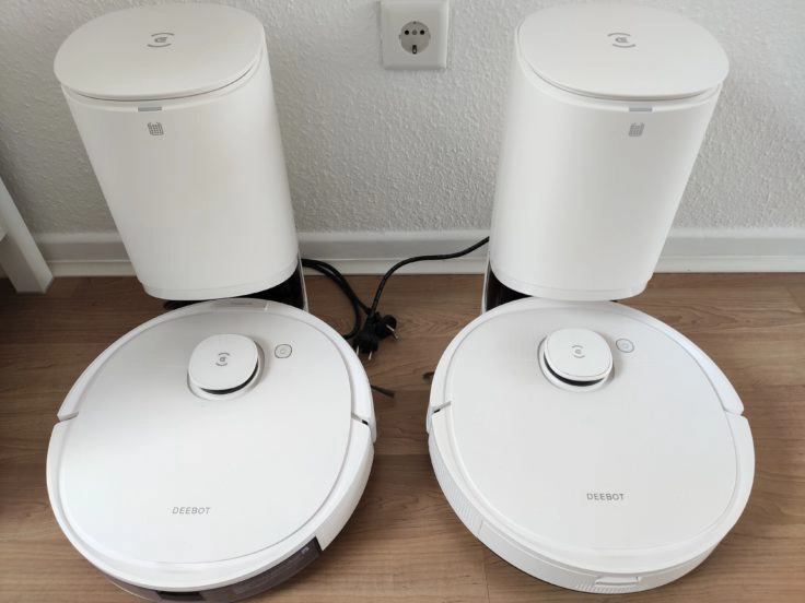 Ecovacs Deebot T9 Saugroboter Vergleich N8 Pro an Absaugstation