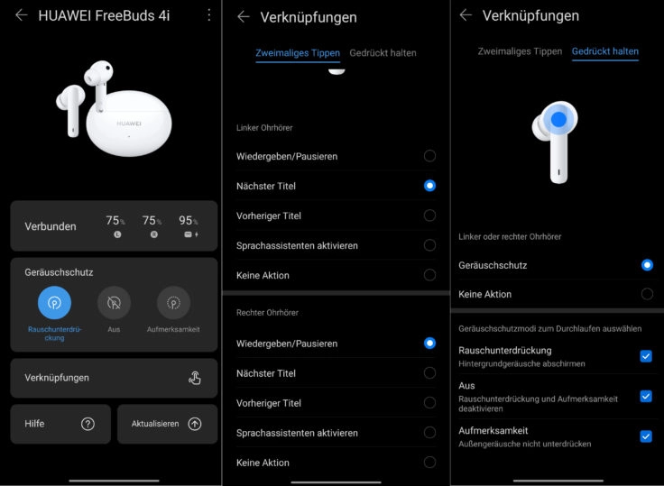 Huawei FreeBuds 4i Kopfhoerer App