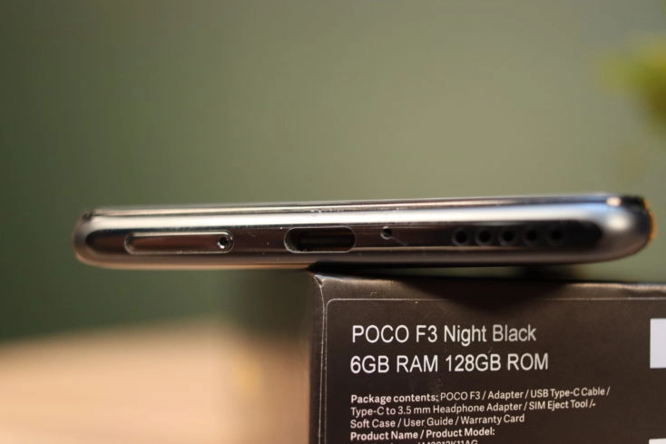 POCO F3 Smartphone USB-C Anschluss