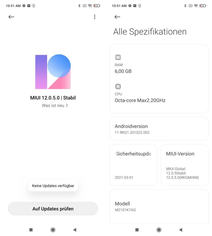 Redmi Note 10 MIUI 12