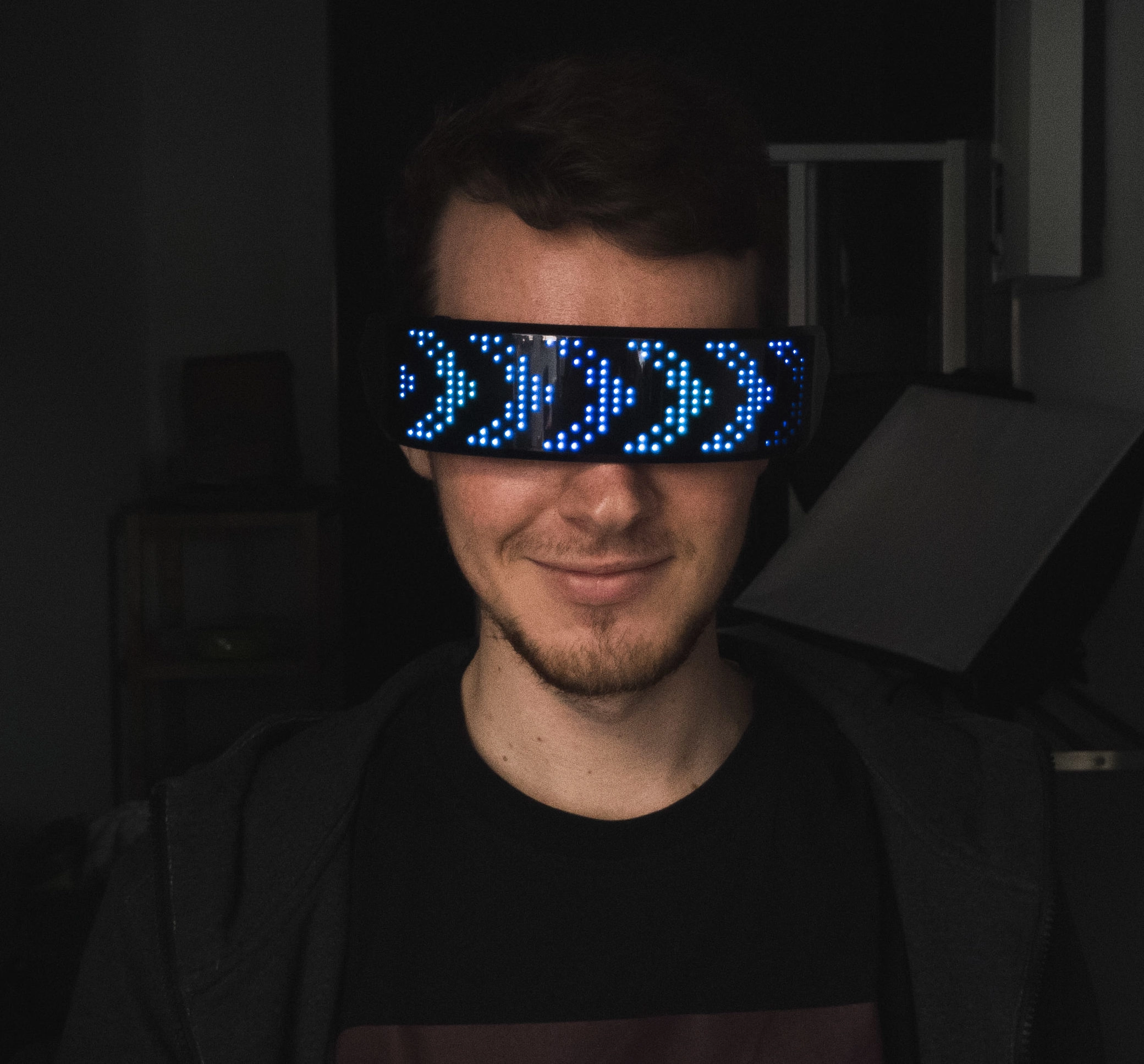 Kebeixuan Shining Glasses Bunte LED Brille ChinaGadgets