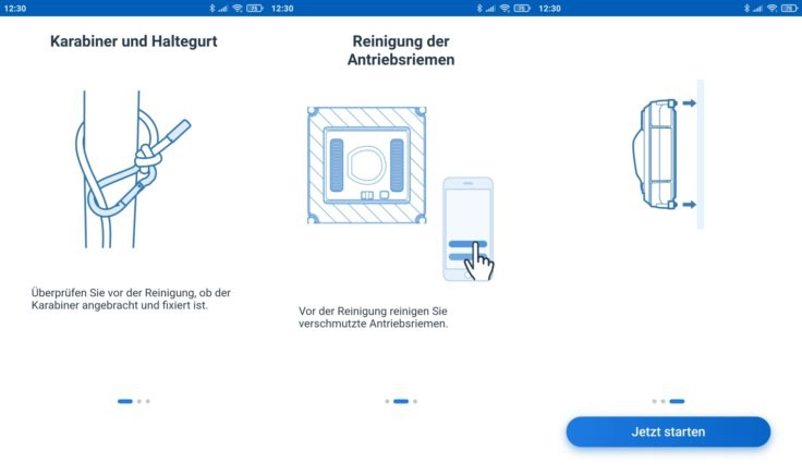 Ecovacs Winbot 920 Fensterputzroboter App Hinweise