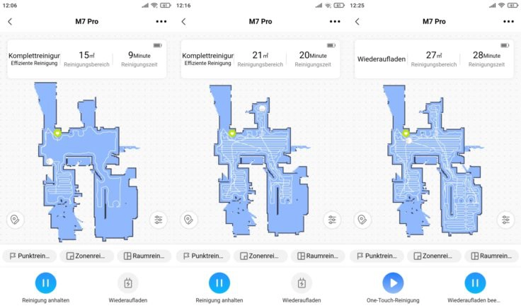 Midea M7 Pro Saugroboter App Mapping