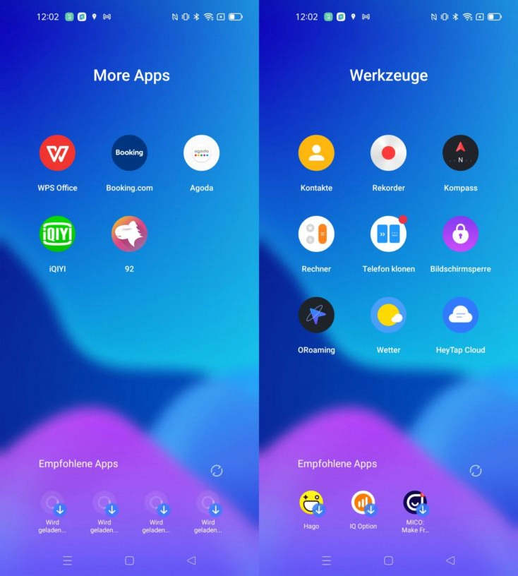 Realme 8 5G Realme UI Apps