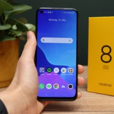 Realme 8 5G Smartphone in Hand