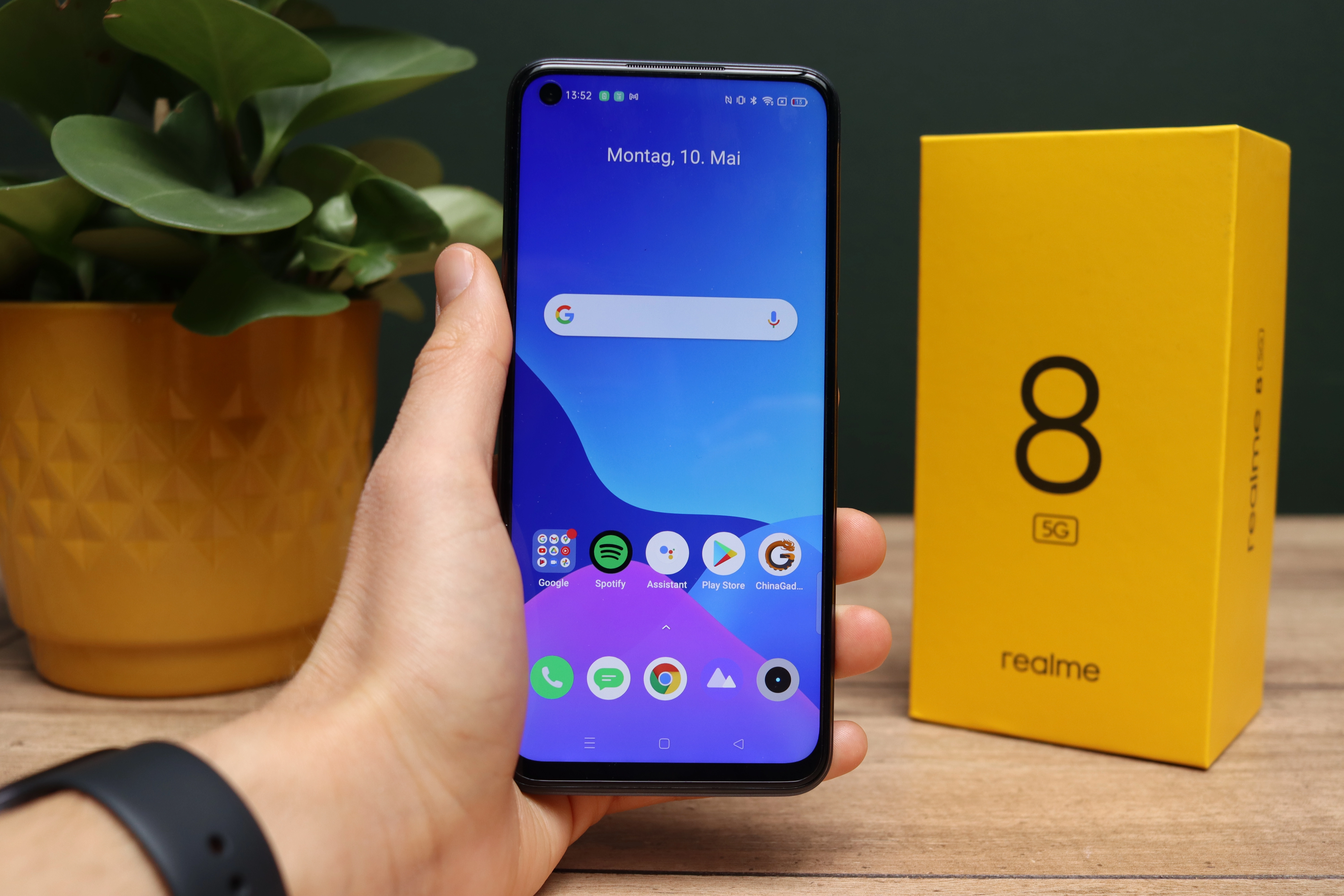 Realme 8 5G Smartphone in Hand