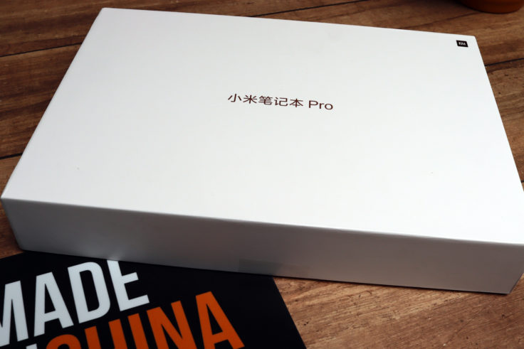 Xiaomi Laptop Pro 15 Notebook Verpackung
