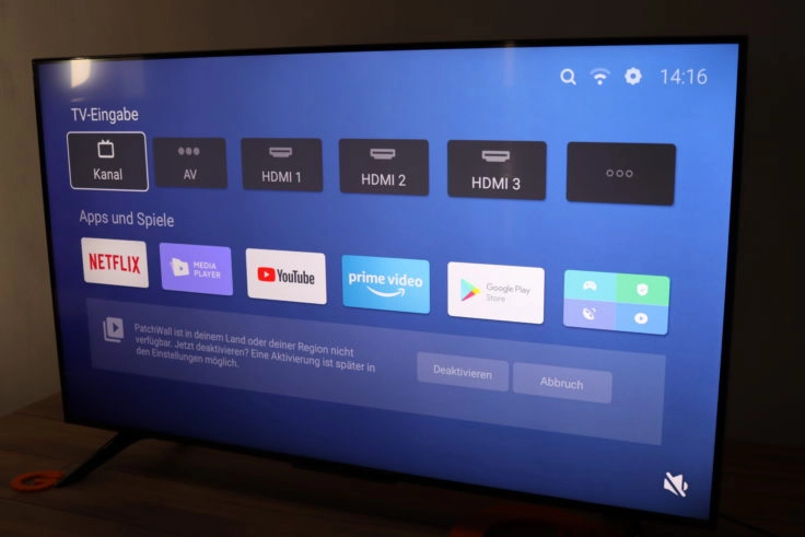 Xiaomi Mi TV P1 Fernseher Patchwall