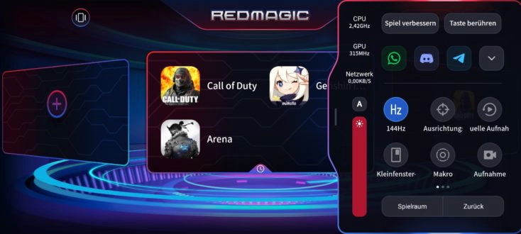 RedMagic 6R Game Space