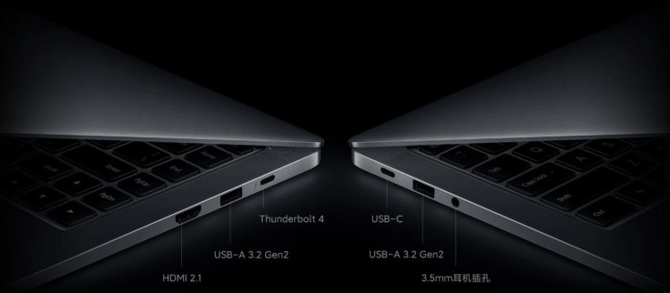 Xiaomi Notebook Pro X 15 Anschluesse