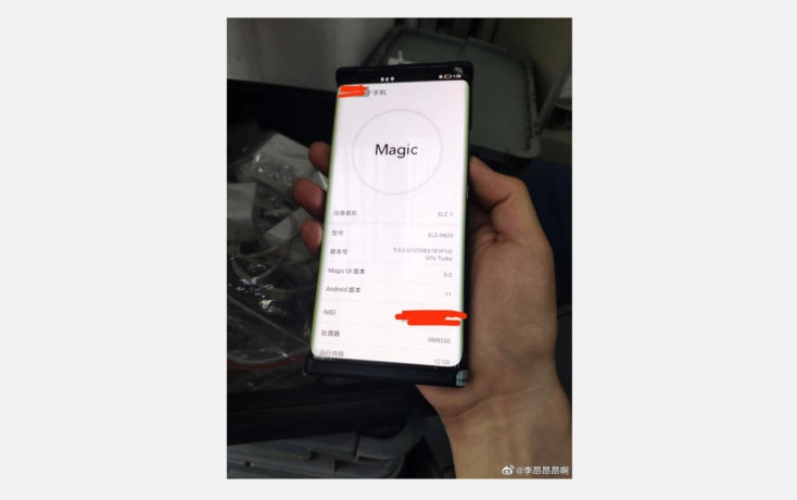 Honor Magic 3 5G Smartphone in Hand Leak