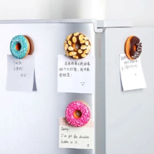 Donutmagnet Kuehlschrank Happy Birthday