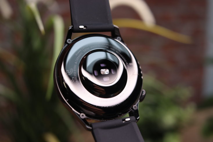 Huawei Watch 3 Rueckseite Sensoren Keramik
