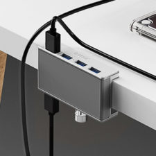 ORICO USB-Hub 4 Ports Befestigung