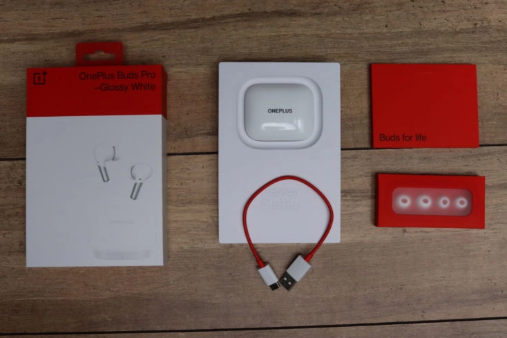 OnePlus Buds Pro Kopfhoerer Lieferumfang