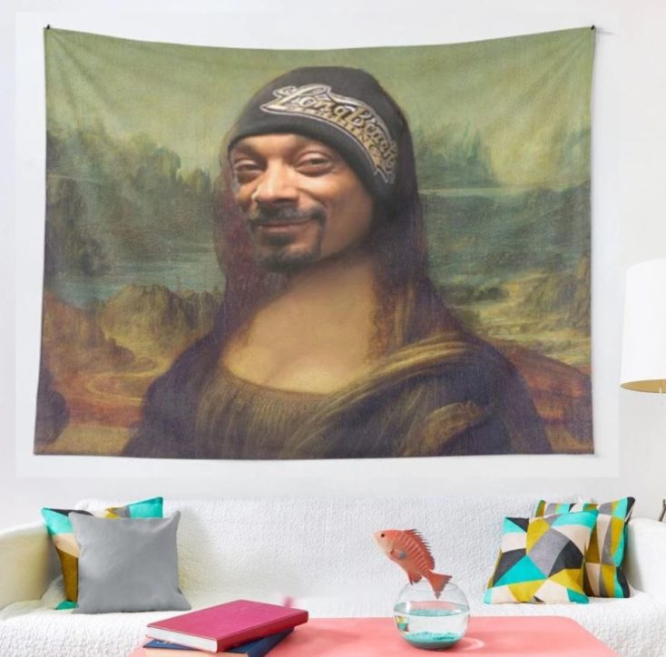 Wandteppich Snoop Lisa