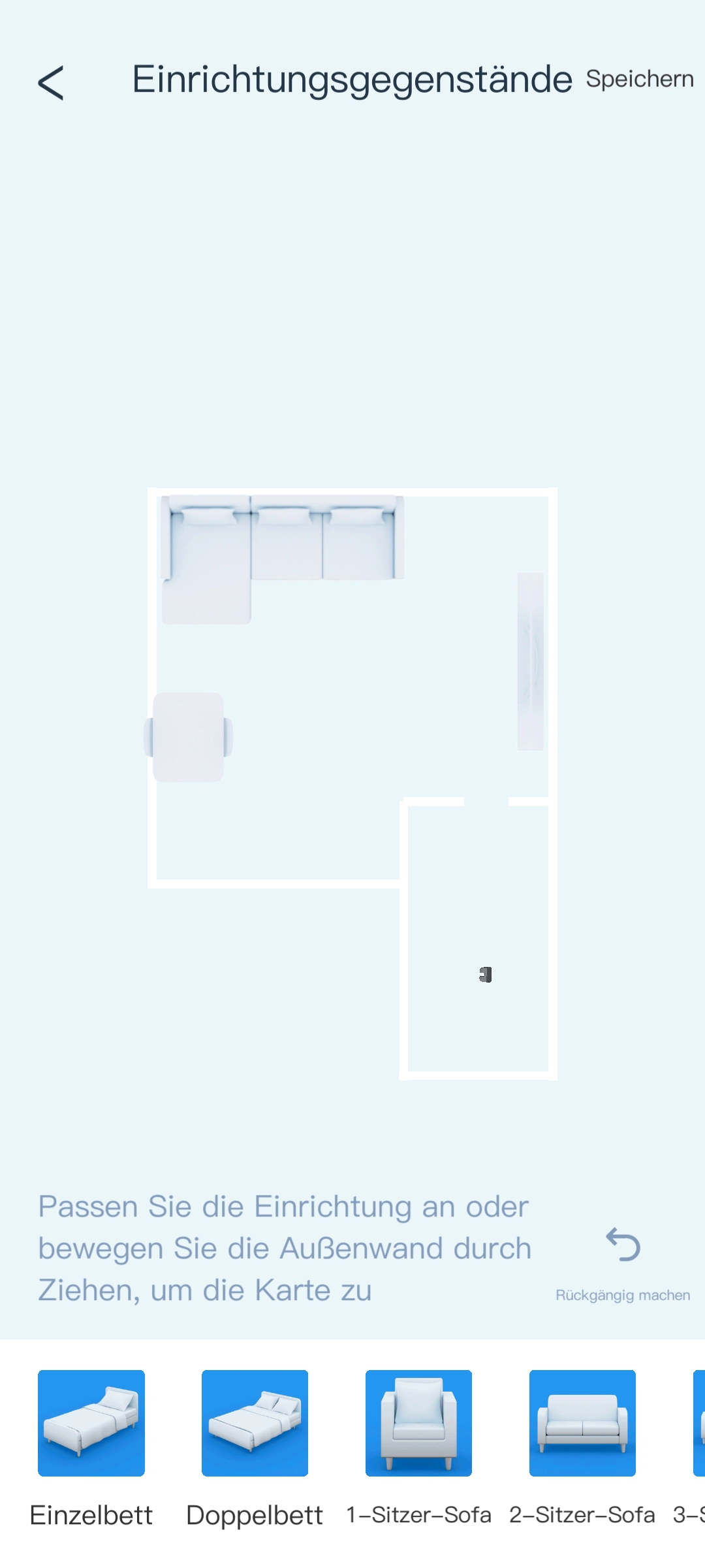 ECOVACS Deebot T9 AIVI Saugroboter Moebel