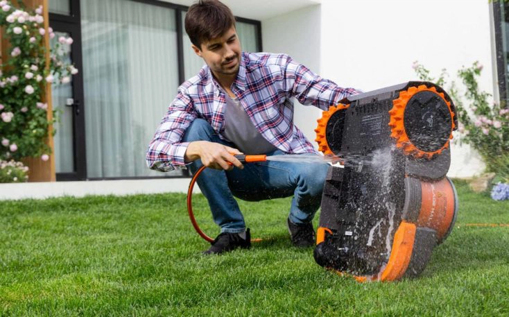 Navimow Segway Maehroboter Wasserresistenz