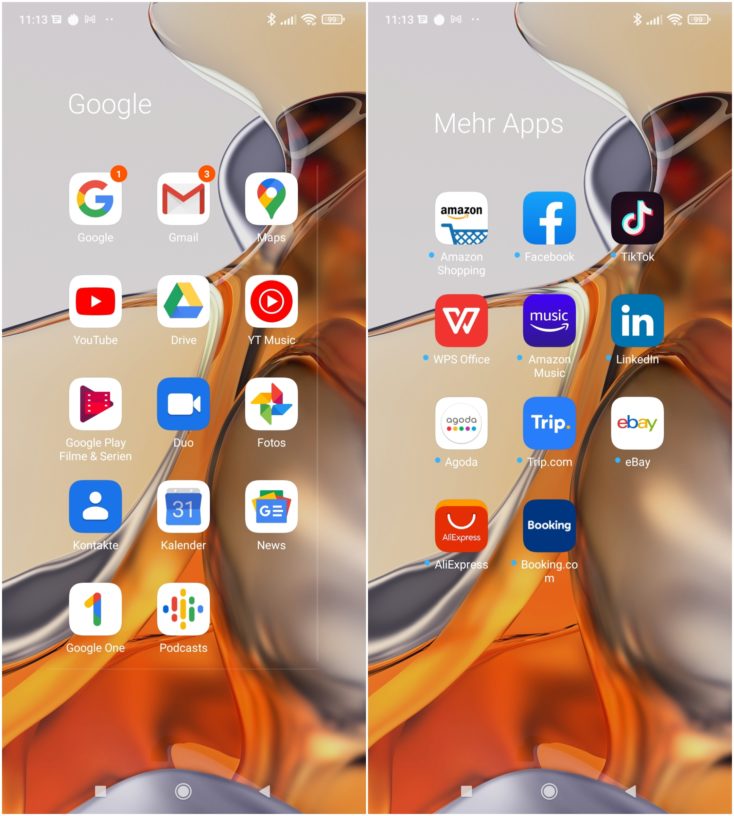 Xiaomi 11T Pro Apps MIUI