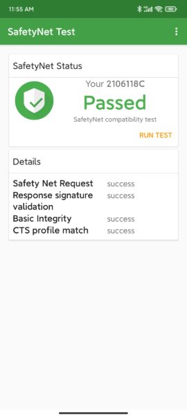 Xiaomi Mix 4 Safetynet Test