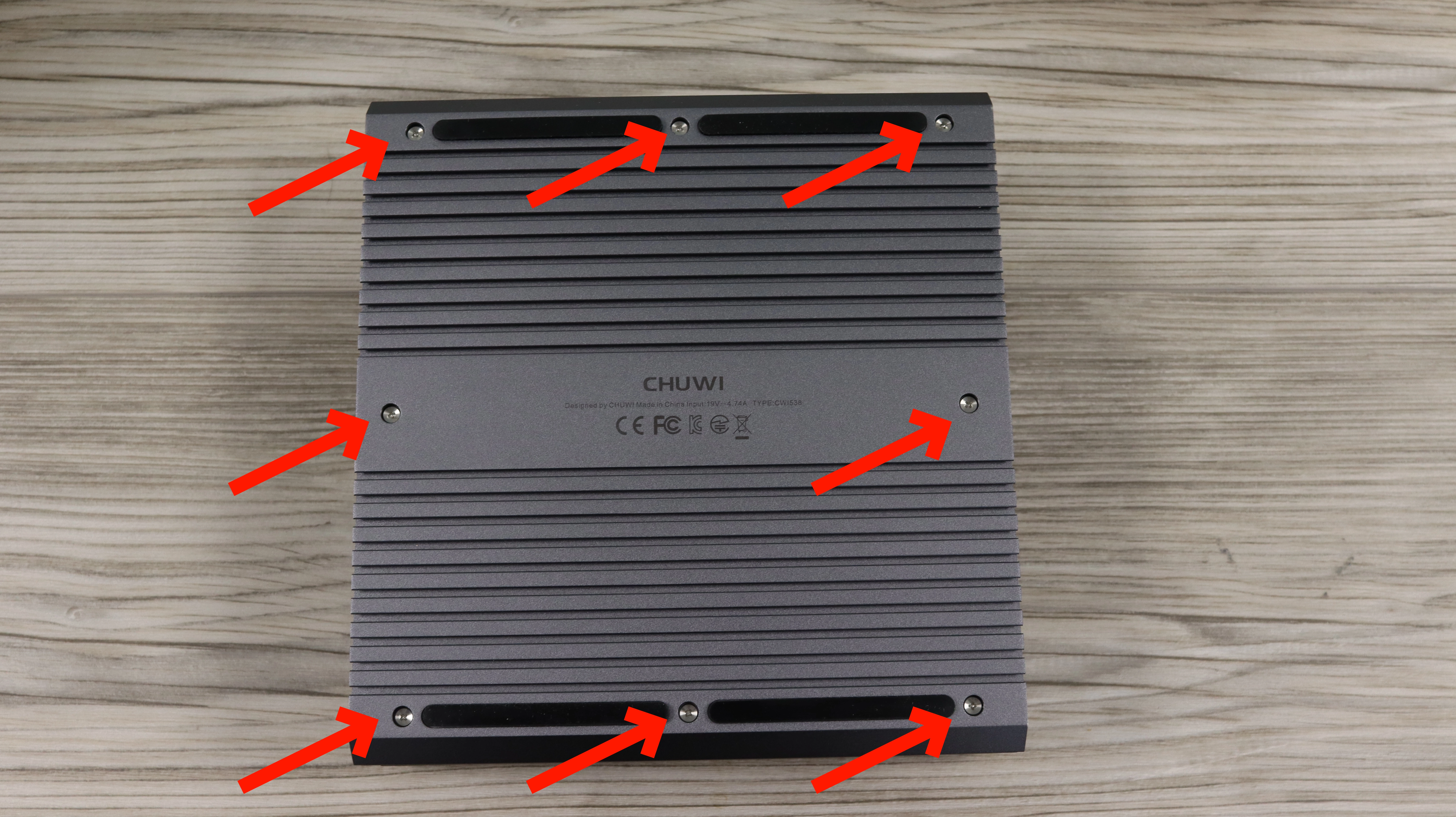 CHUWI RZBOX Mini PC Schrauben CHUWI RZBOX Mini-PC Schrauben