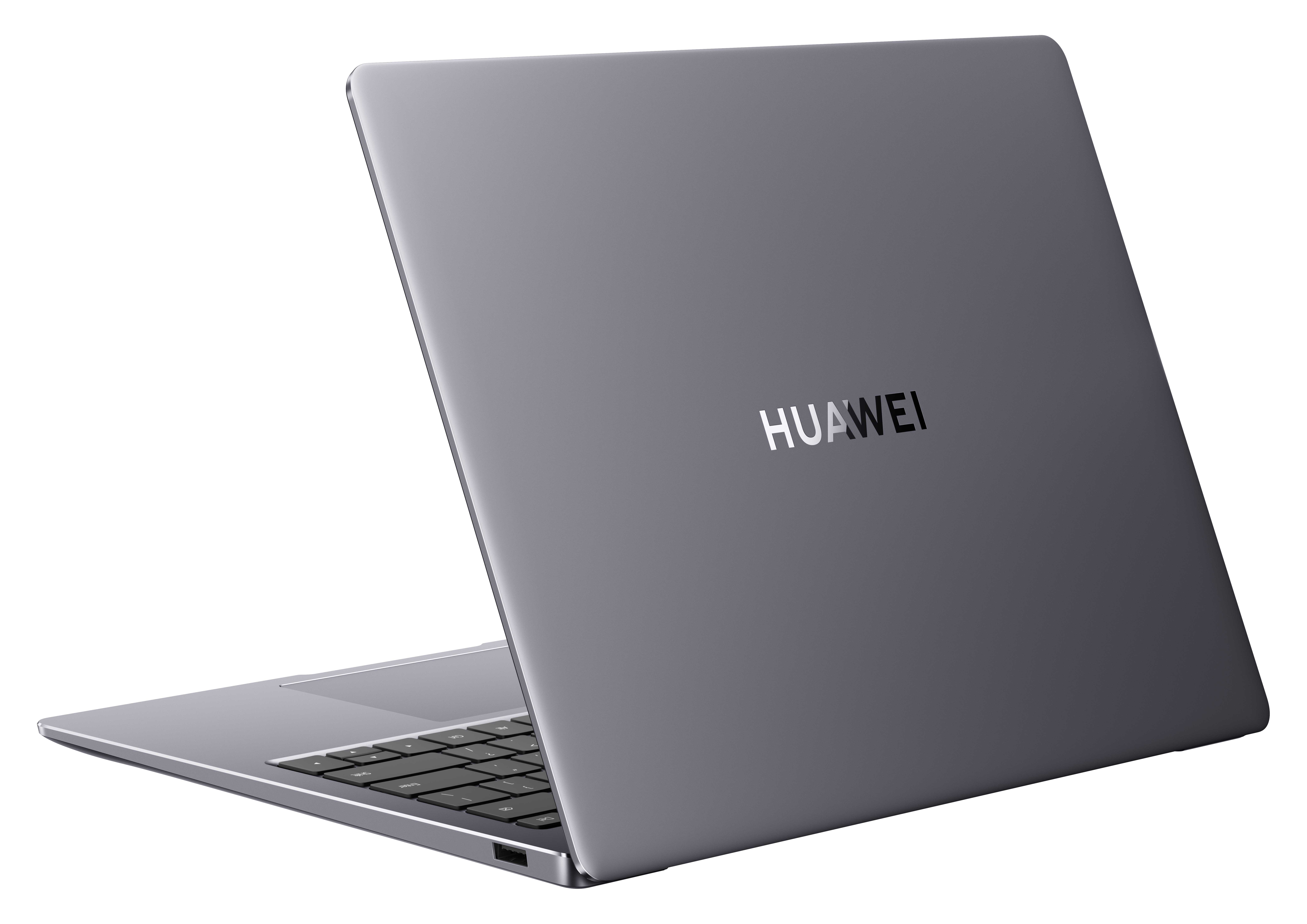 Huawei MateBook 14s grau hinten