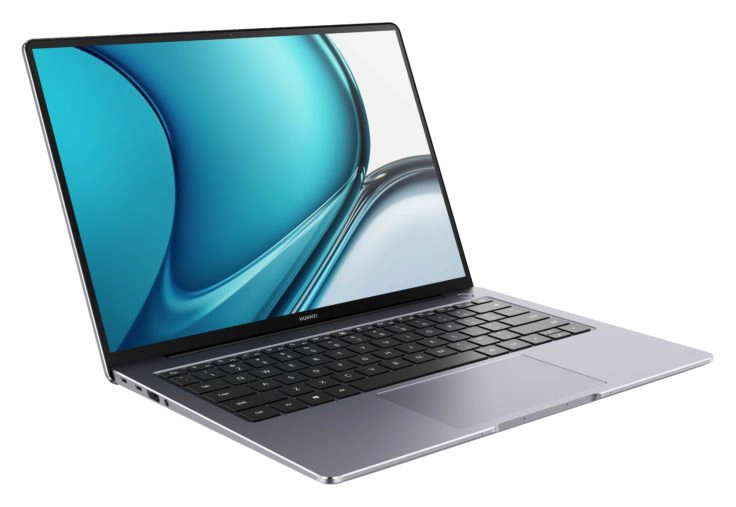 Huawei MateBook 14s von der Seite