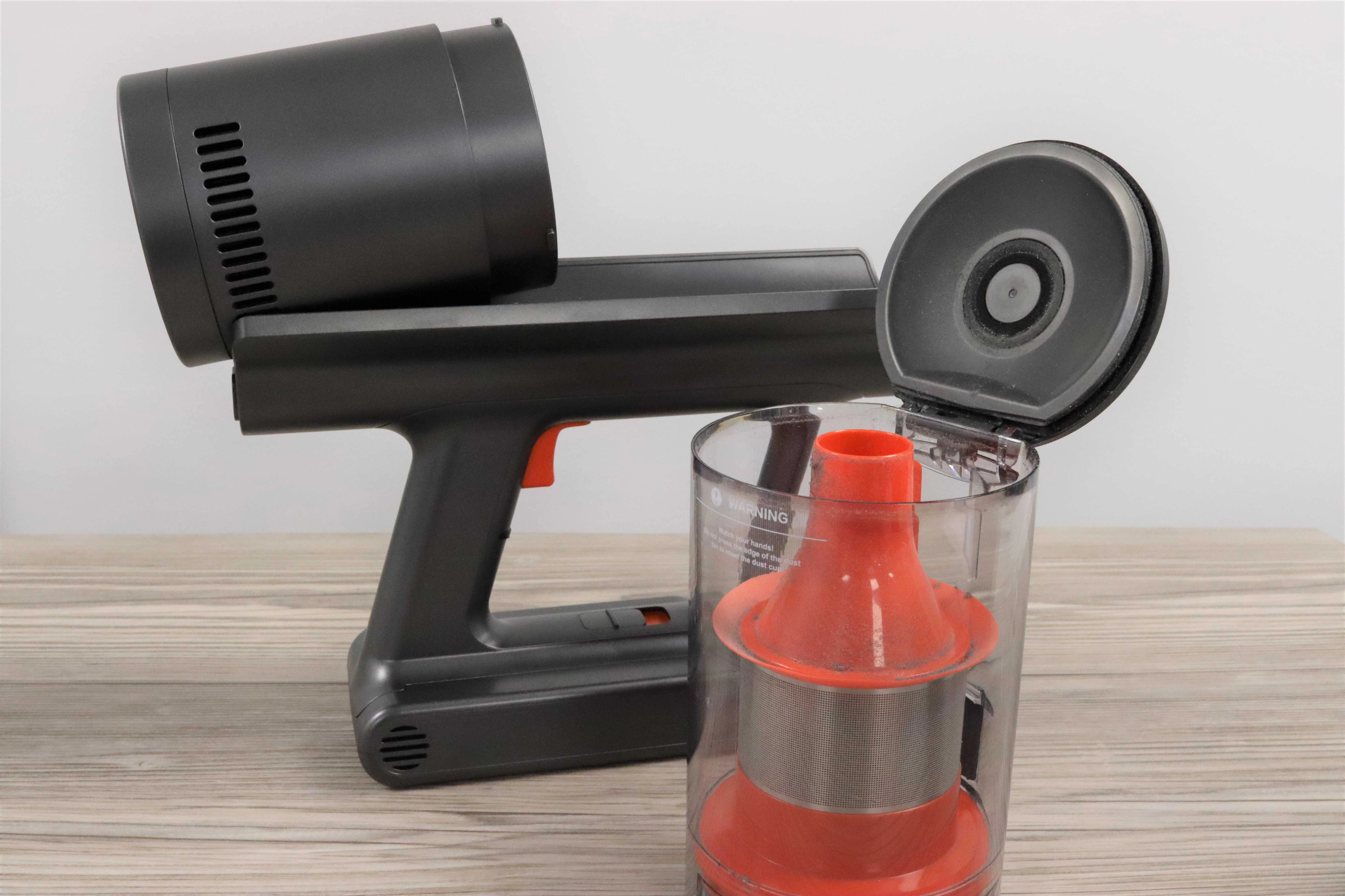 Shunzao Z11 Max Akkusauger Staubkammer abgenommen