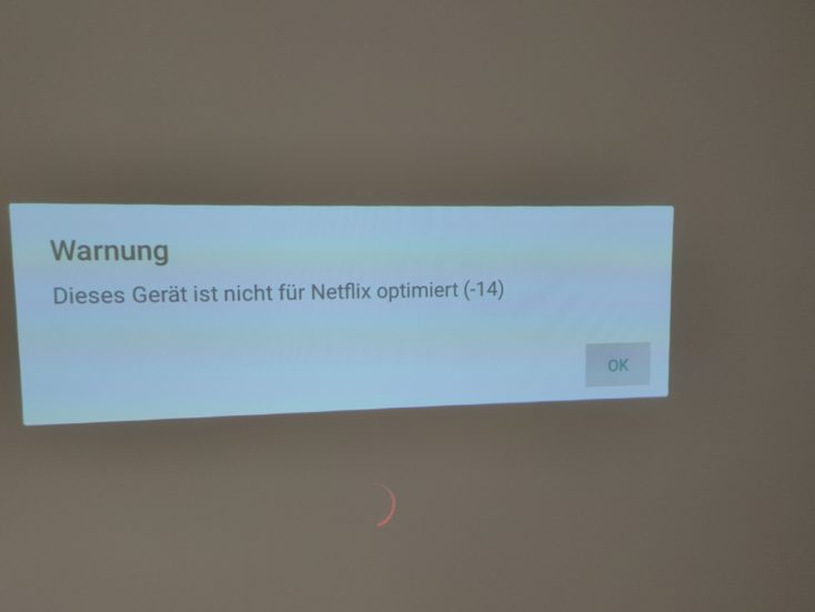 XGIMI Elfin Beamer Netflix Problem