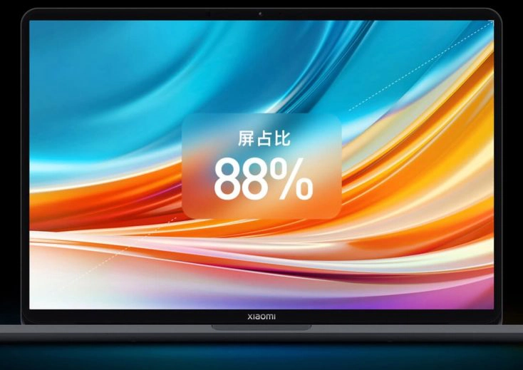 Xiaomi Notebook Pro X 14 Screen to body