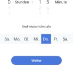 meross App Uhrzeit