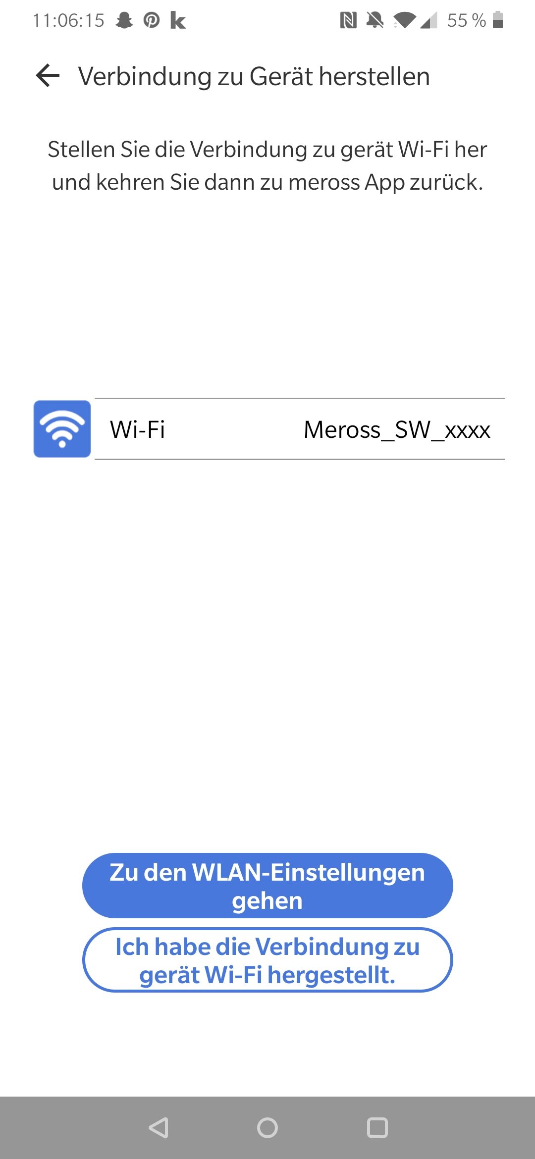 meross App installation 5