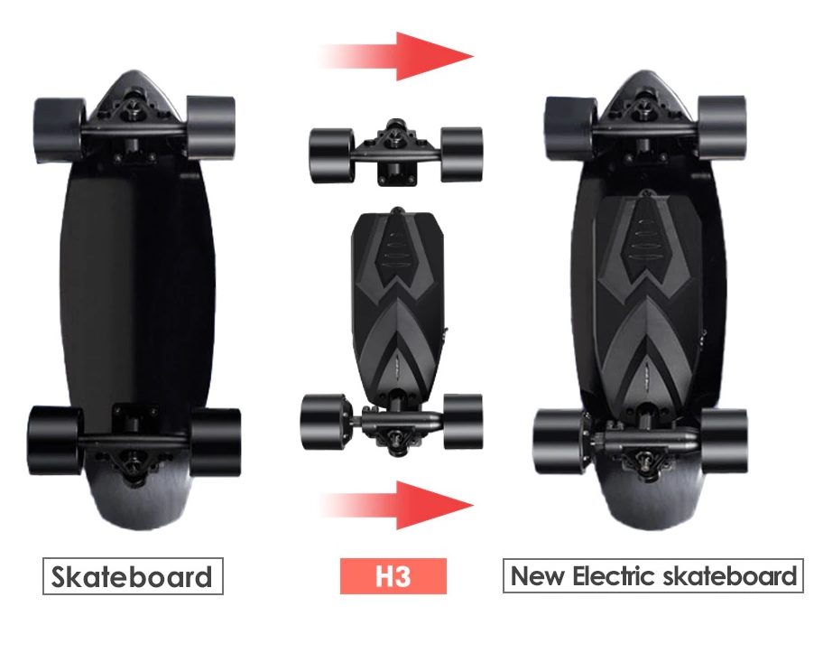 DIY E Skateboard Kit Umbau