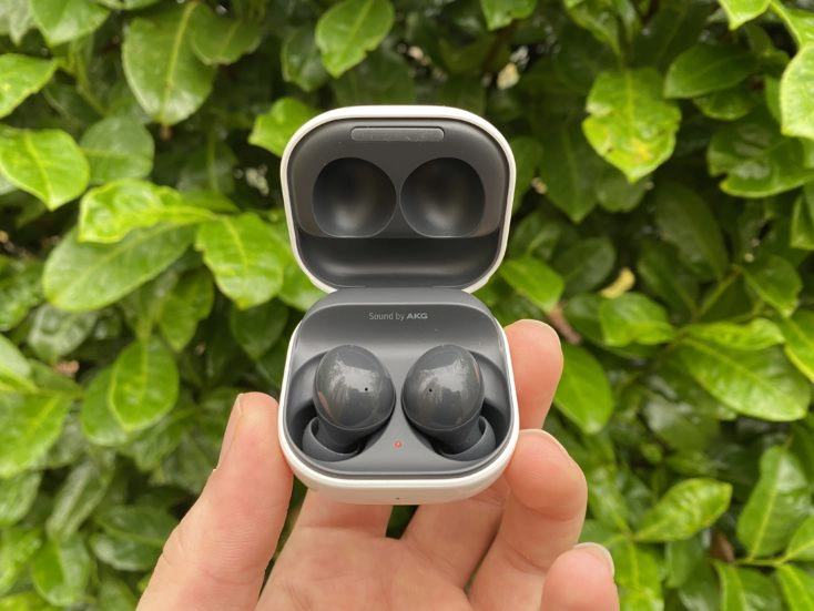 Samsung Galaxy Buds 2 in Ladeschale 