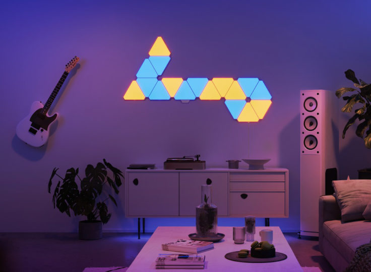 Yeelight Smart LED Light Panels Wohnzimmer