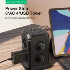 Blitzwolf Steckdosen-Tower mit USB 2