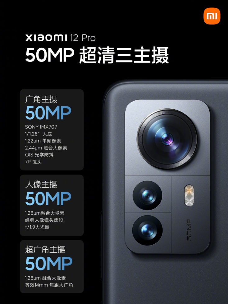 Xiaomi 12 Pro Kamera Specs